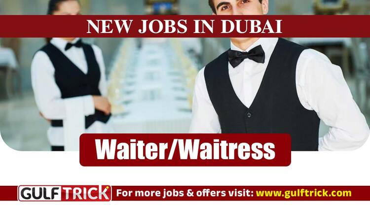 Waiter/ Waitress Position Available in Abu Dhabi, UAE